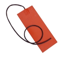 Rubber heater for printer