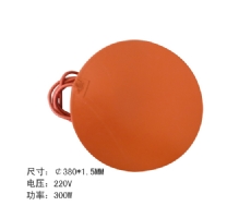 Silicone Rubber Round Heat Bed 3D Printer 300mm 24v